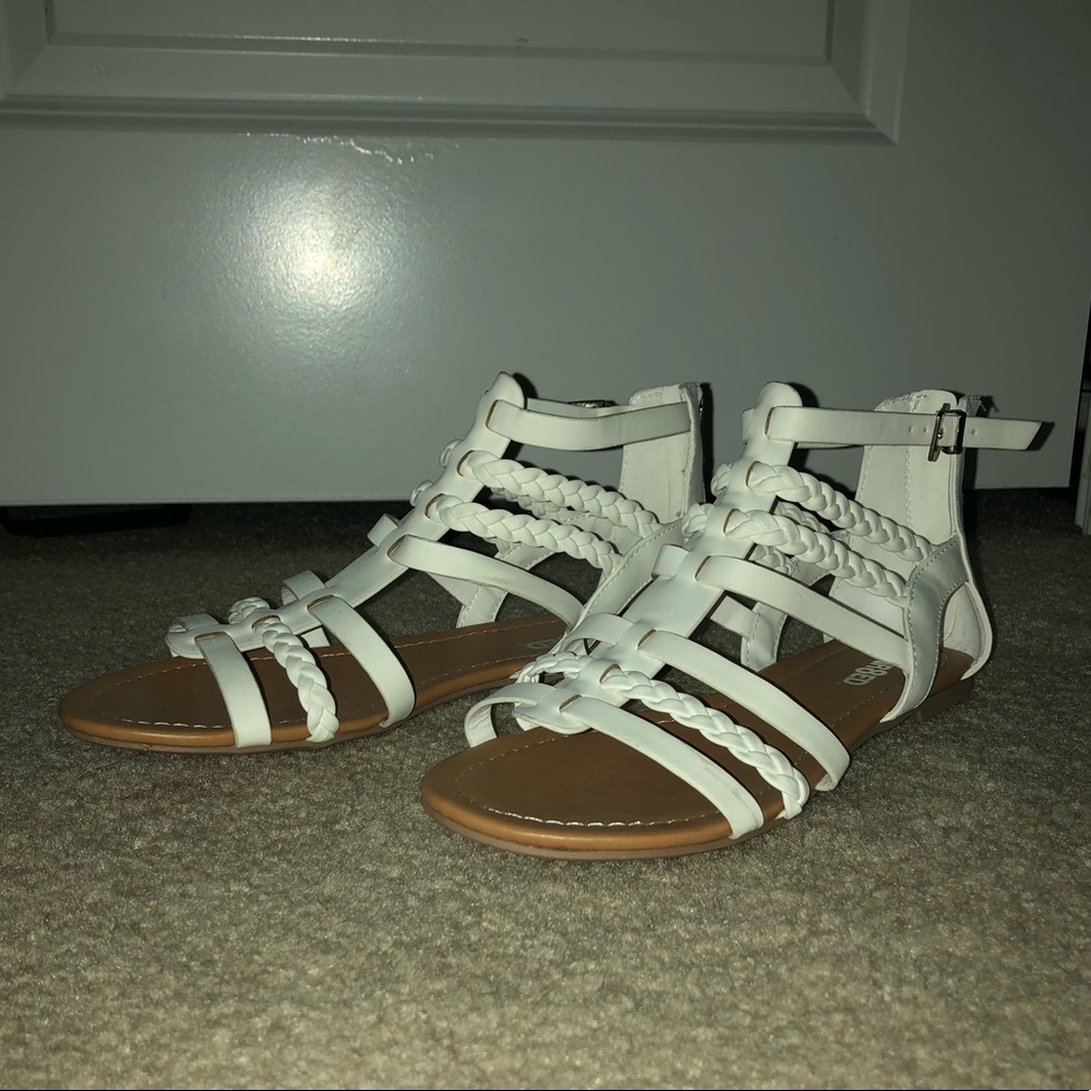 White Strappy Sandals